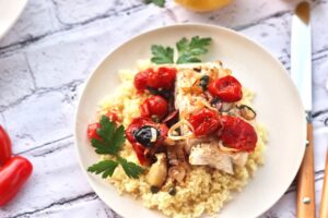 mediterranean roasted cod